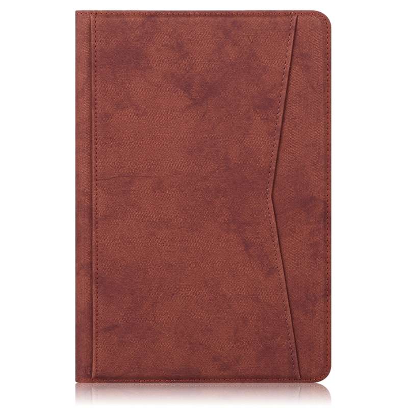 For Samsung Galaxy Tab S6 Lite P610/P615 Marble Cloth Texture TPU Horizontal Flip Leather Case with
