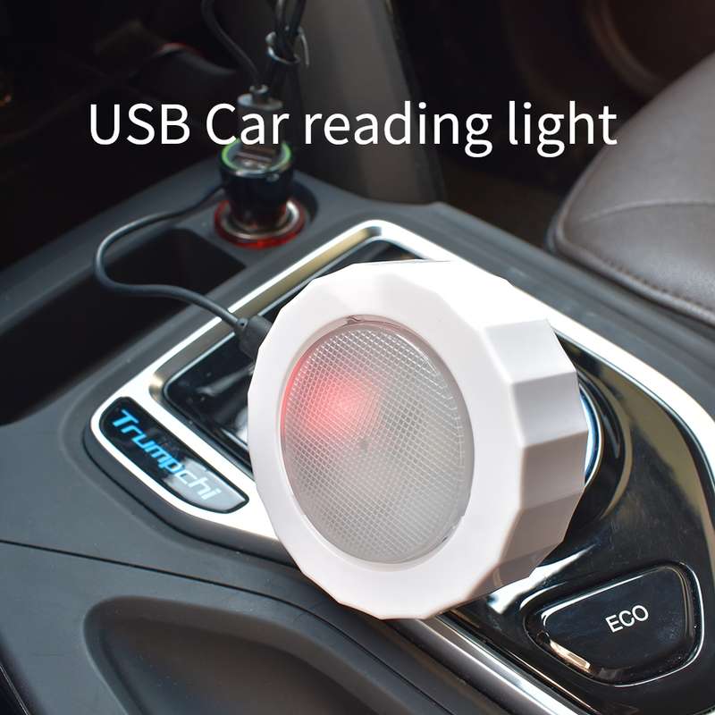 DC5V 1W USB Charging Car LED Reading Light(White)