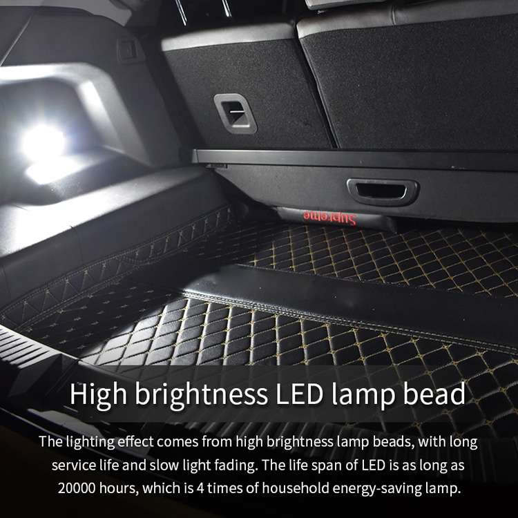 DC5V 1W USB Charging Car LED Reading Light(White)
