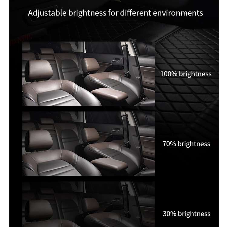 DC5V 1W USB Charging Car LED Reading Light(White)