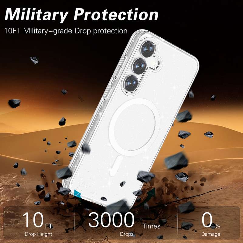 For Samsung Galaxy S25+ 5G Terminator MagSafe Magnetic Phone Case