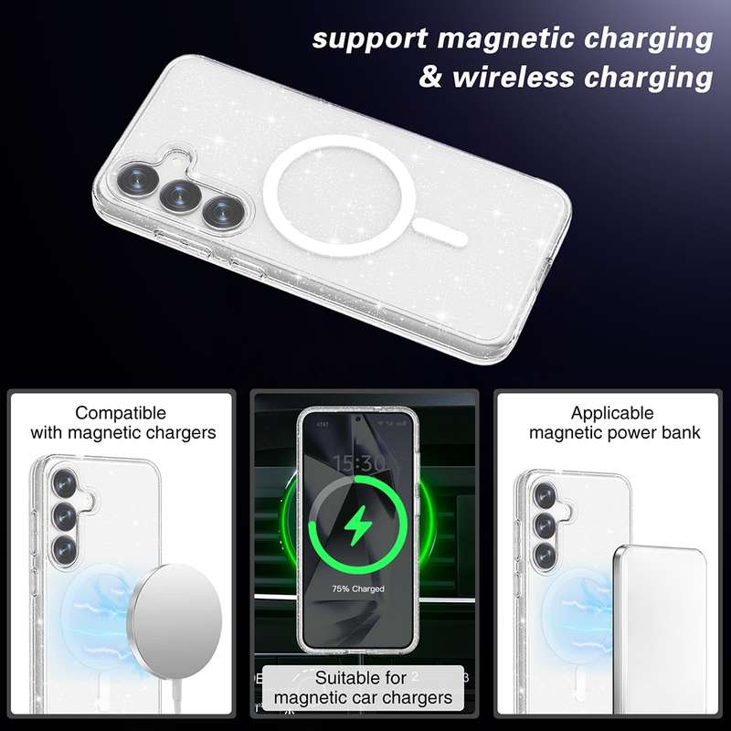For Samsung Galaxy S25+ 5G Terminator MagSafe Magnetic Phone Case