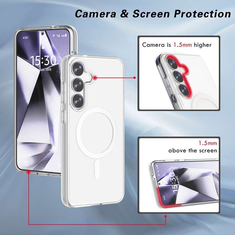 For Samsung Galaxy S25+ 5G Terminator MagSafe Magnetic Phone Case