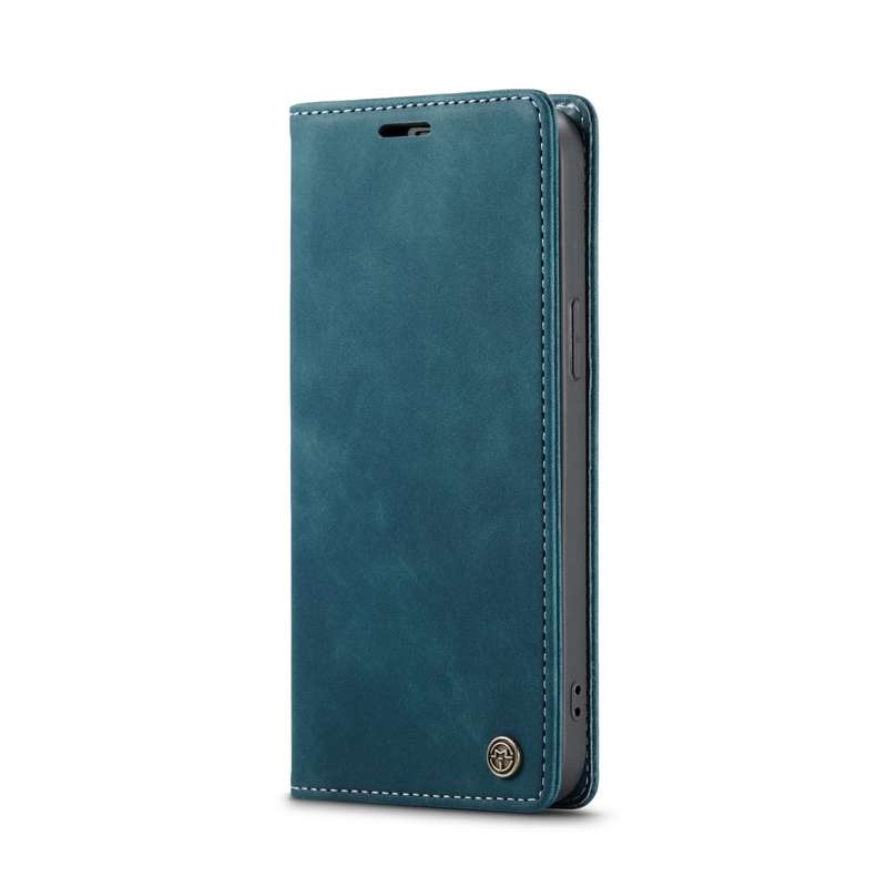 For iPhone 12 / 12 Pro CaseMe-013 Multifunctional Retro Frosted Horizontal Flip Leather Case with Ca