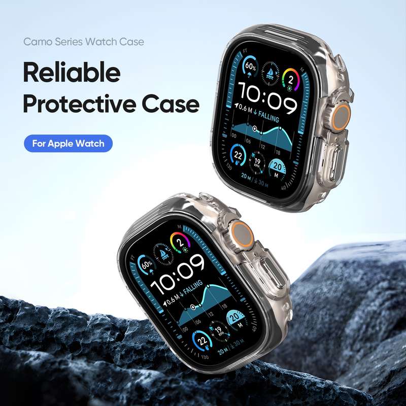 For Apple Watch Ultra 1 / 2 49mm DUX DUCIS Camo Series TPU Hybrid PC Watch Protective Case