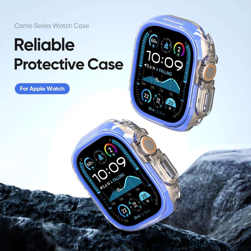 For Apple Watch Ultra 1 / 2 49mm DUX DUCIS Camo Series TPU Hybrid PC Watch Protective Case
