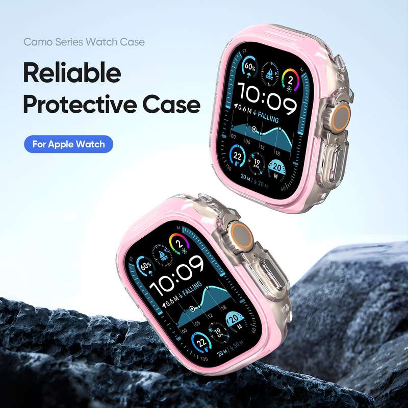 For Apple Watch Ultra 1 / 2 49mm DUX DUCIS Camo Series TPU Hybrid PC Watch Protective Case