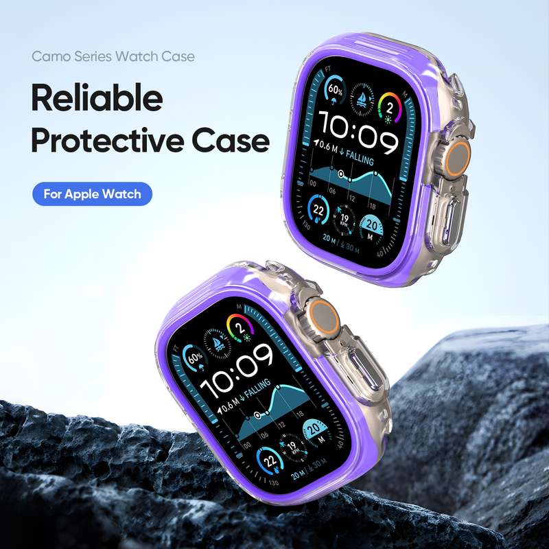 For Apple Watch Ultra 1 / 2 49mm DUX DUCIS Camo Series TPU Hybrid PC Watch Protective Case