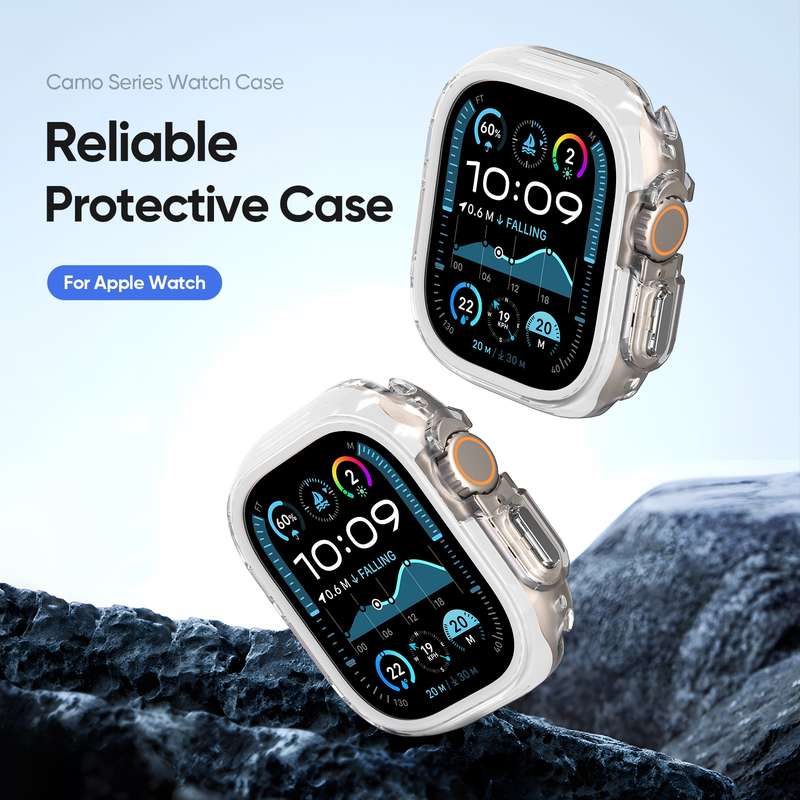 For Apple Watch Ultra 1 / 2 49mm DUX DUCIS Camo Series TPU Hybrid PC Watch Protective Case
