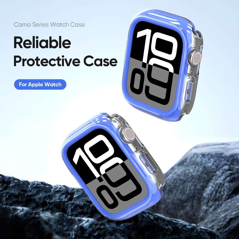 For Apple Watch Series 10 42mm DUX DUCIS Camo Series TPU Hybrid PC Watch Protective Case