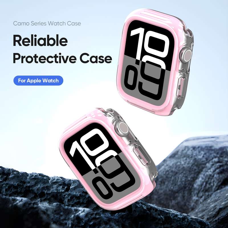 For Apple Watch Series 10 42mm DUX DUCIS Camo Series TPU Hybrid PC Watch Protective Case