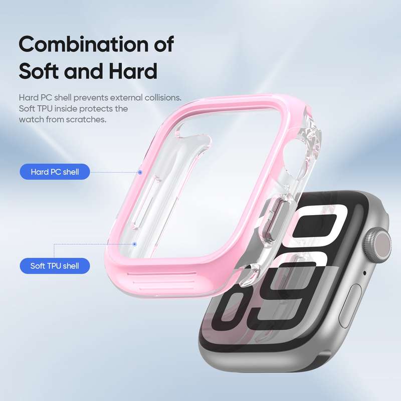 For Apple Watch Series 10 42mm DUX DUCIS Camo Series TPU Hybrid PC Watch Protective Case