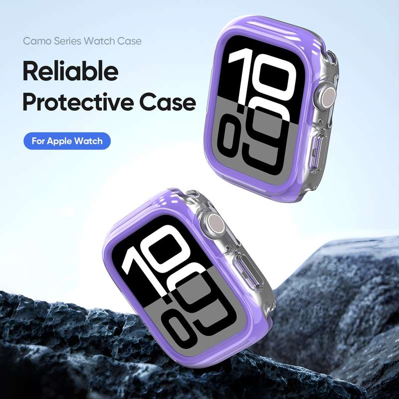 For Apple Watch Series 10 42mm DUX DUCIS Camo Series TPU Hybrid PC Watch Protective Case