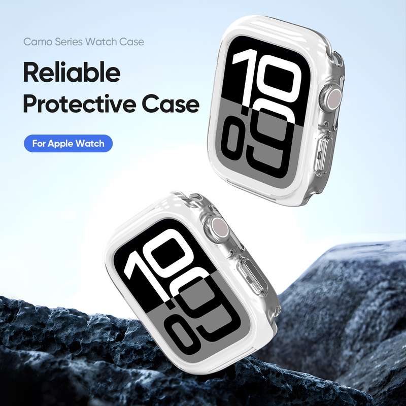 For Apple Watch Series 10 42mm DUX DUCIS Camo Series TPU Hybrid PC Watch Protective Case