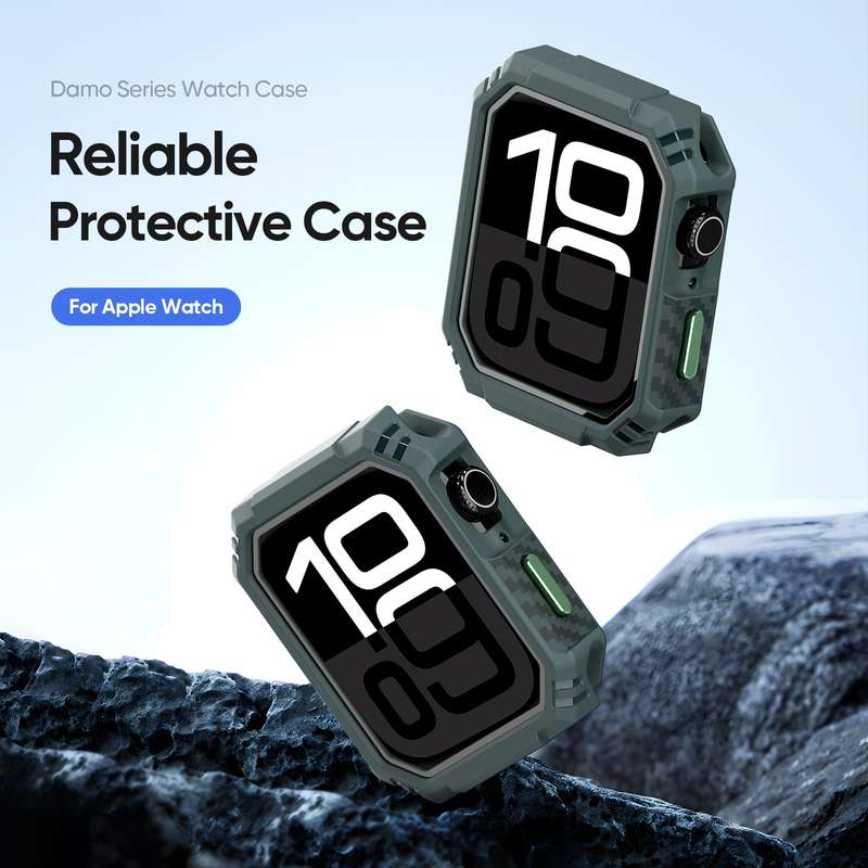 For Apple Watch Series 10 42mm DUX DUCIS Damo Series TPU+PC Hollow Watch Protective Case