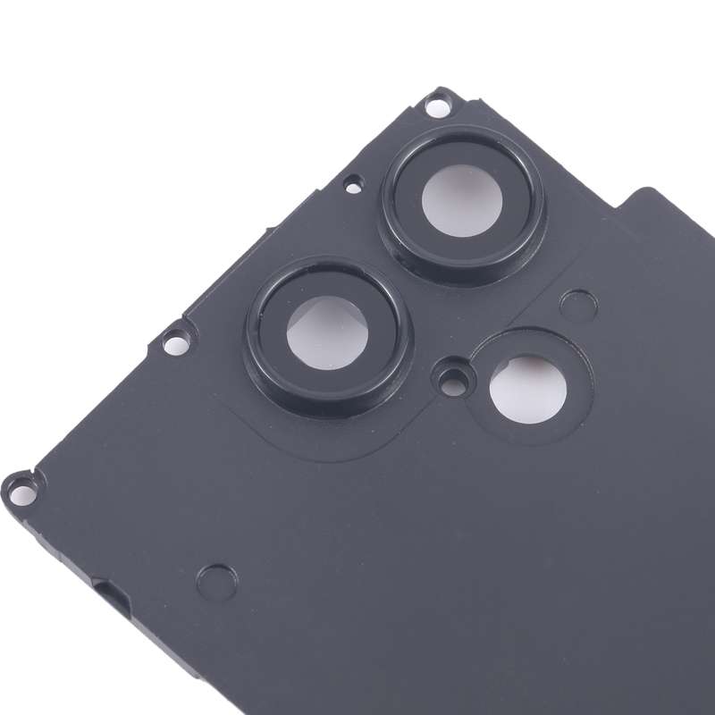 For Samsung Galaxy F04 SM-E045F 10pcs Rear Camera Lens Cover(Black)