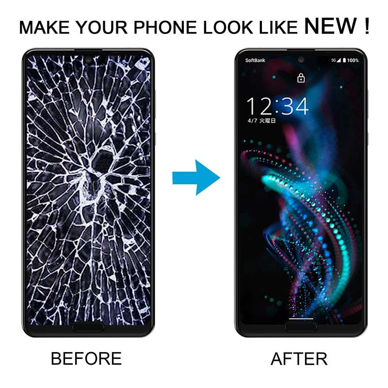 For Sharp Aquos R5G Original LCD Screen With Digitizer Full Assembly