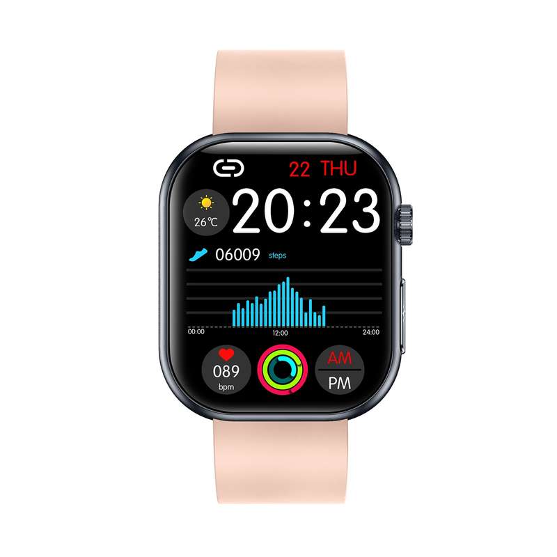 ET587 1.95 inch AMOLED Screen Smart Watch, ECG Electrocardiogram/Blood Sugar Monitoring