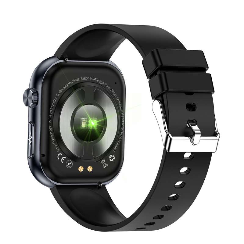 ET587 1.95 inch AMOLED Screen Smart Watch, ECG Electrocardiogram/Blood Sugar Monitoring