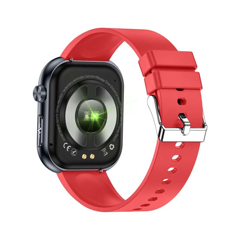 ET587 1.95 inch AMOLED Screen Smart Watch, ECG Electrocardiogram/Blood Sugar Monitoring