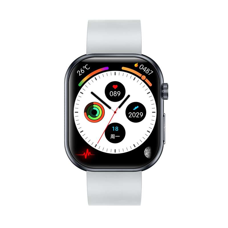 ET587 1.95 inch AMOLED Screen Smart Watch, ECG Electrocardiogram/Blood Sugar Monitoring