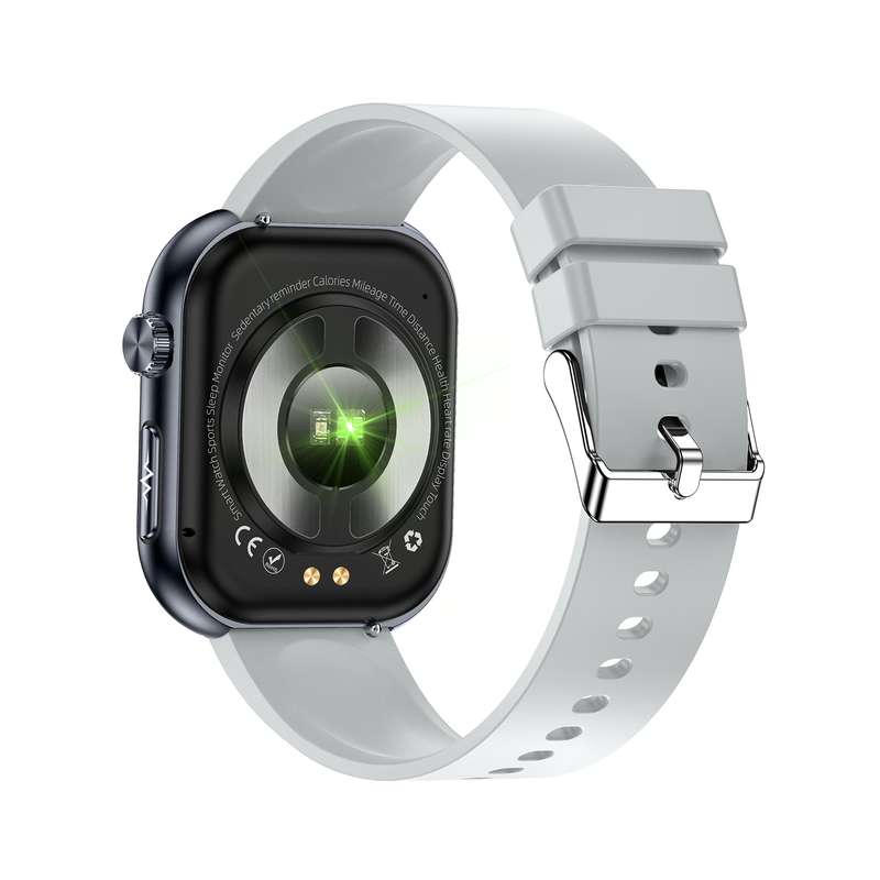 ET587 1.95 inch AMOLED Screen Smart Watch, ECG Electrocardiogram/Blood Sugar Monitoring