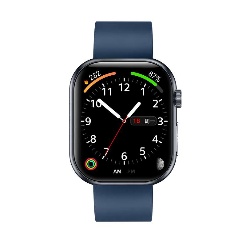 ET587 1.95 inch AMOLED Screen Smart Watch, ECG Electrocardiogram/Blood Sugar Monitoring