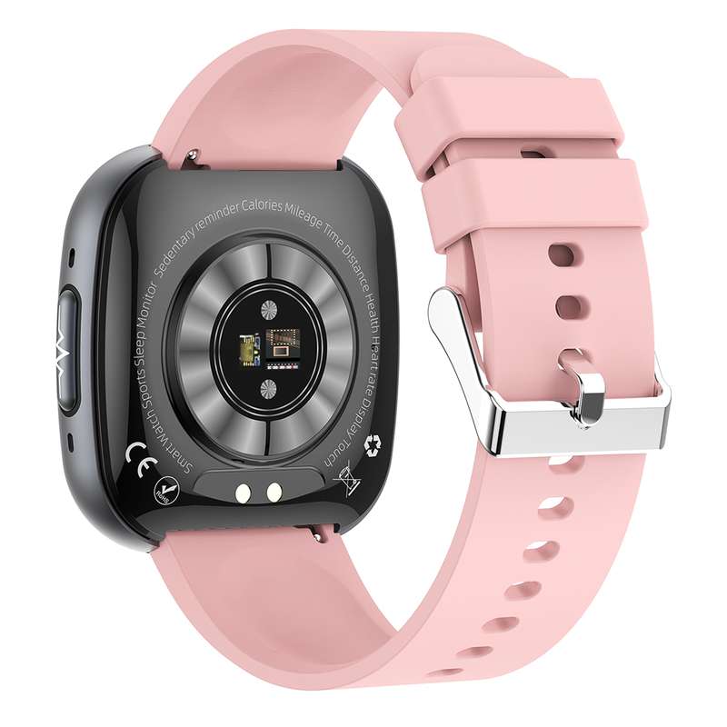 ET593 1.75 inch IPS Square Screen Smart Watch, ECG Electrocardiogram / Blood Sugar Monitoring