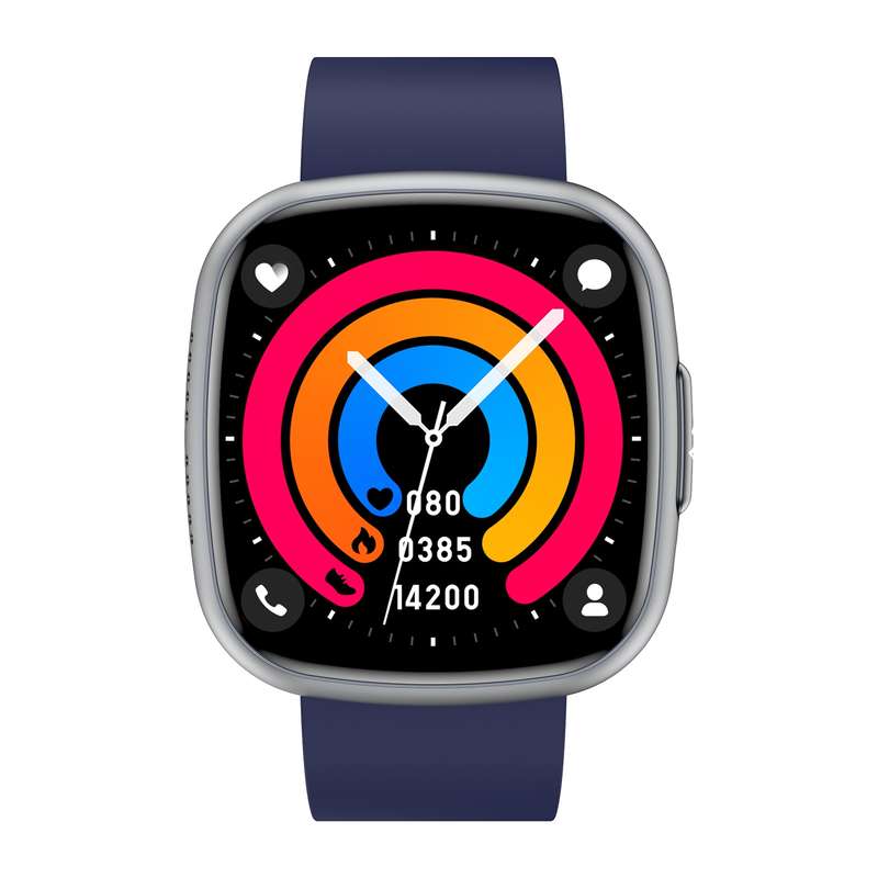ET593 1.75 inch IPS Square Screen Smart Watch, ECG Electrocardiogram / Blood Sugar Monitoring