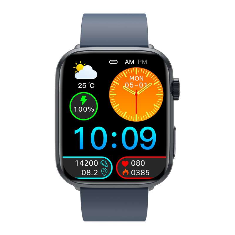 T92 1.81 inch IPS Square Screen Smart Watch, Heart Rate / Blood Oxygen / Blood Pressure