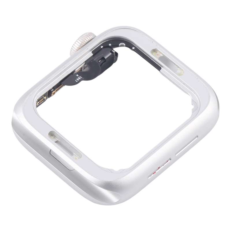 For Apple Watch Series 4 44MM LTE Aluminium Alloy Middle Frame Bezel Plate with Crown Spin Axis Flex