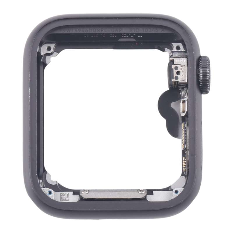 For Apple Watch SE 2020 44MM GPS Aluminium Alloy Middle Frame Bezel Plate with Crown Spin Axis Flex