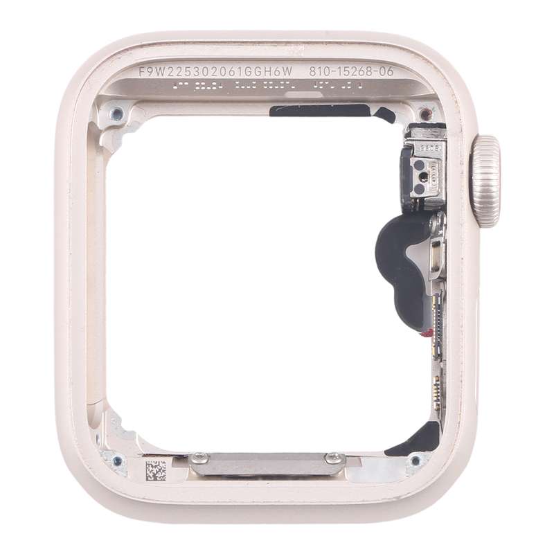 For Apple Watch SE 2022 44MM LTE Aluminium Alloy Middle Frame Bezel Plate with Crown Spin Axis Flex