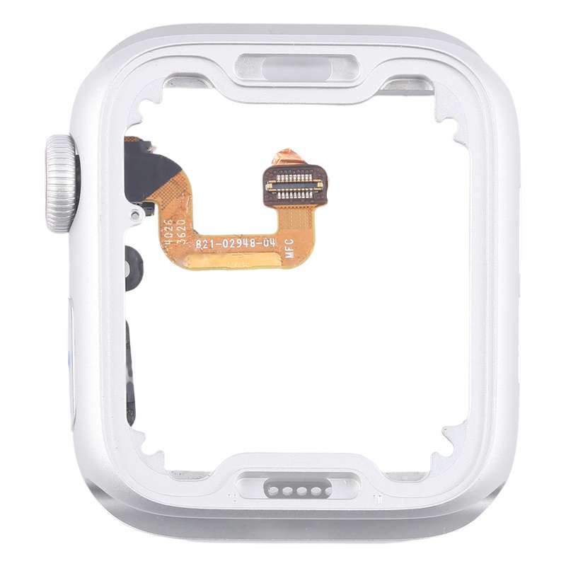 For Apple Watch Series 6 40MM LTE Aluminium Alloy Middle Frame Bezel Plate with Crown Spin Axis Flex