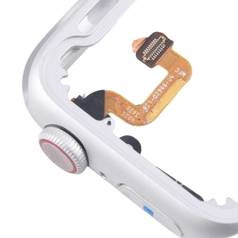 For Apple Watch Series 6 40MM LTE Aluminium Alloy Middle Frame Bezel Plate with Crown Spin Axis Flex