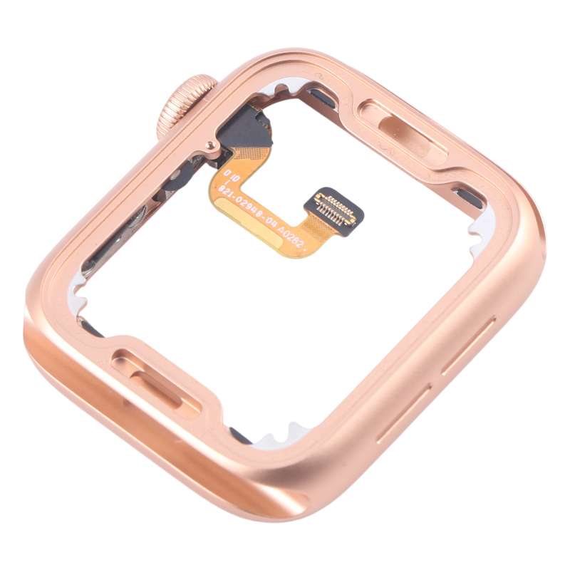 For Apple Watch Series 6 44MM LTE Aluminium Alloy Middle Frame Bezel Plate with Crown Spin Axis Flex
