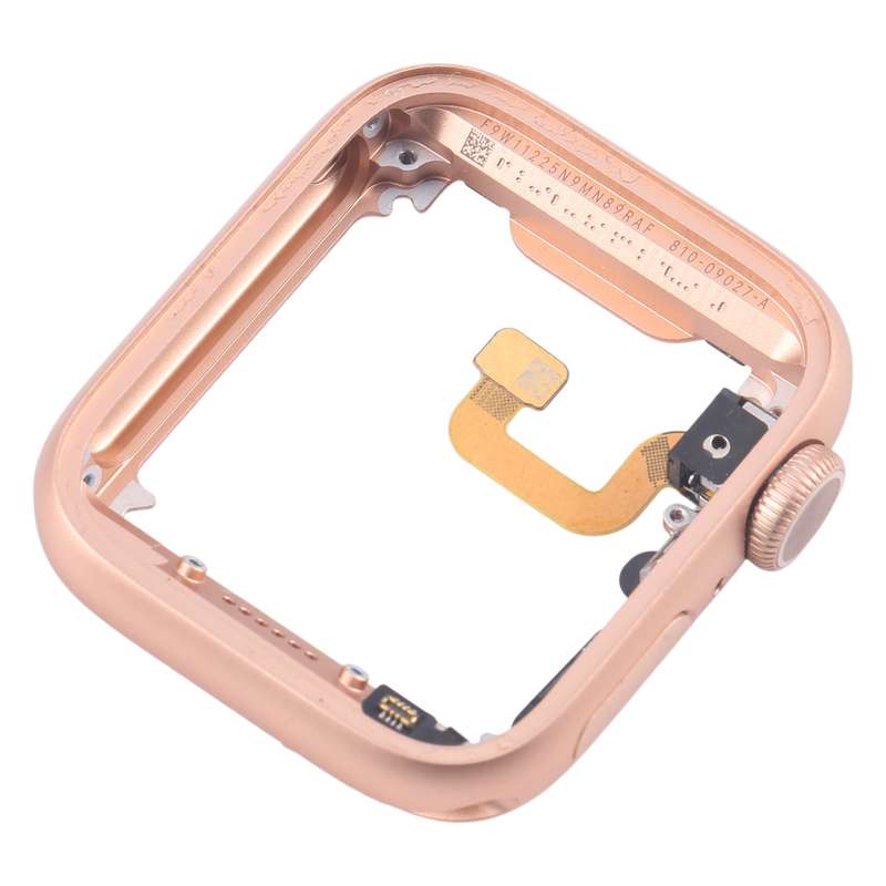 For Apple Watch Series 6 44MM LTE Aluminium Alloy Middle Frame Bezel Plate with Crown Spin Axis Flex