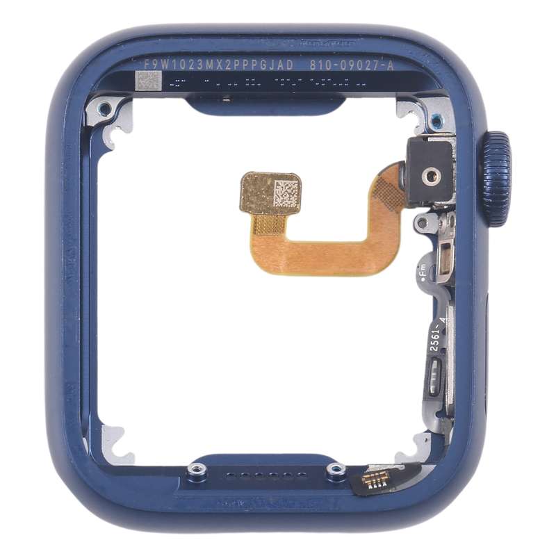 For Apple Watch Series 6 44MM GPS Aluminium Alloy Middle Frame Bezel Plate with Crown Spin Axis Flex
