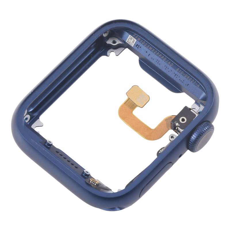 For Apple Watch Series 6 44MM GPS Aluminium Alloy Middle Frame Bezel Plate with Crown Spin Axis Flex
