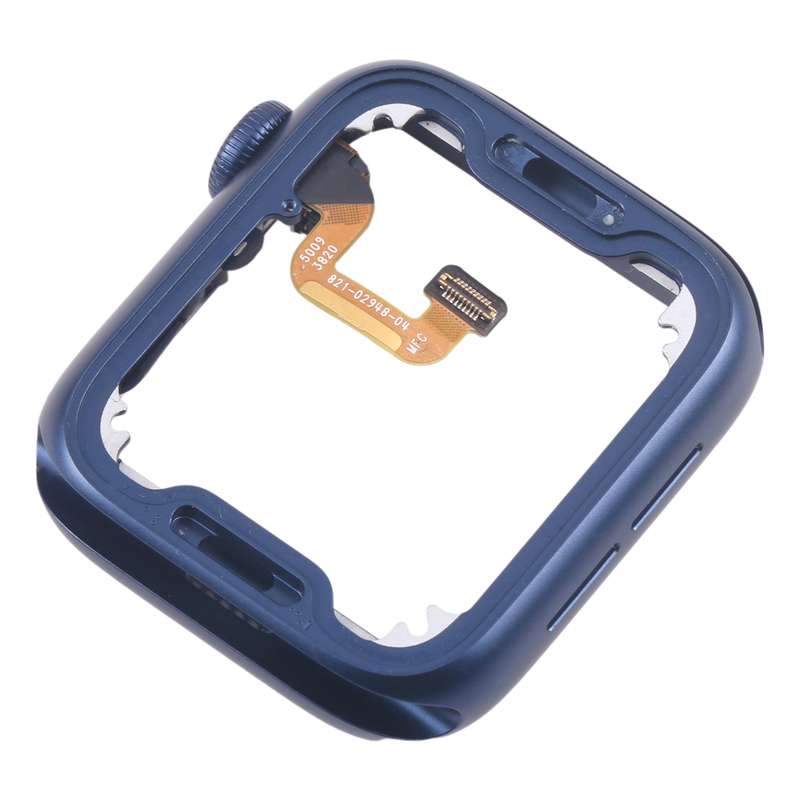 For Apple Watch Series 6 44MM GPS Aluminium Alloy Middle Frame Bezel Plate with Crown Spin Axis Flex