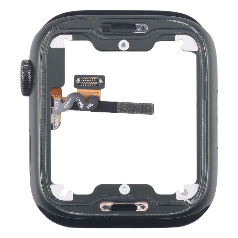 For Apple Watch Series 7 41MM LTE Aluminium Alloy Middle Frame Bezel Plate with Crown Spin Axis Flex