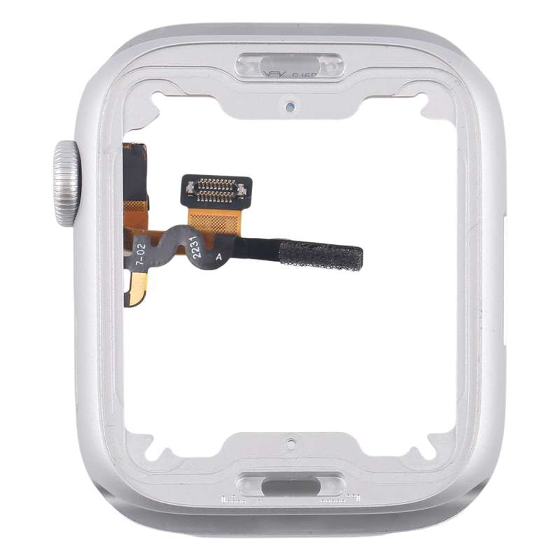 For Apple Watch Series 8 / 9 45MM LTE Aluminium Alloy Middle Frame Bezel Plate with Crown Spin Axis