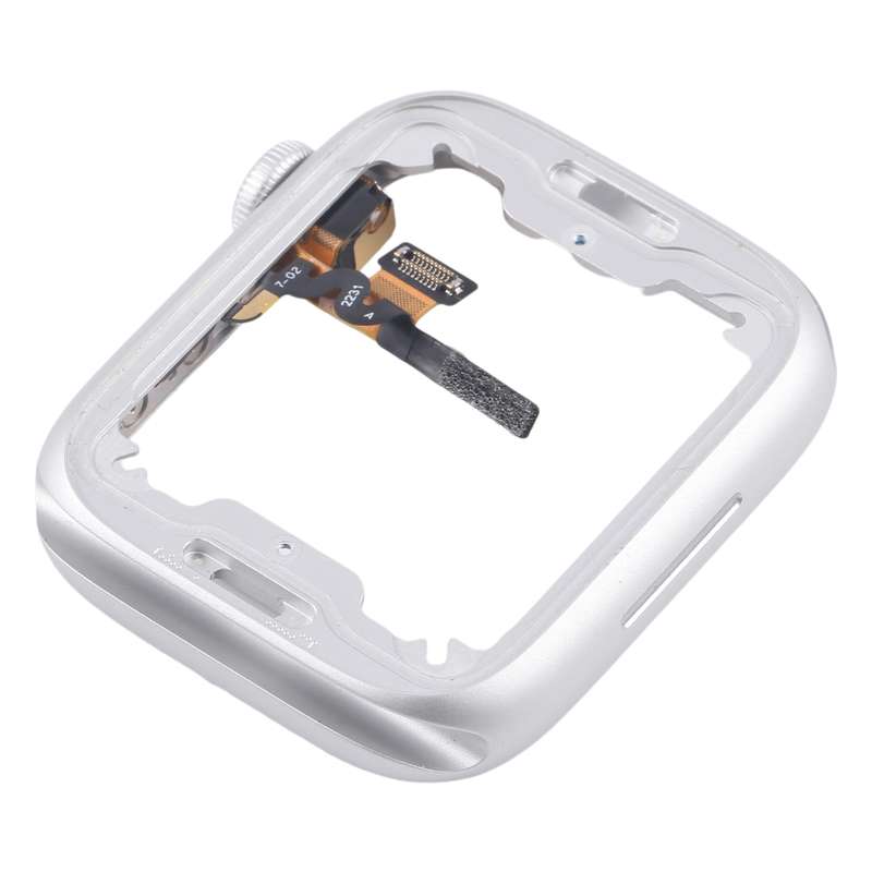 For Apple Watch Series 8 / 9 45MM LTE Aluminium Alloy Middle Frame Bezel Plate with Crown Spin Axis