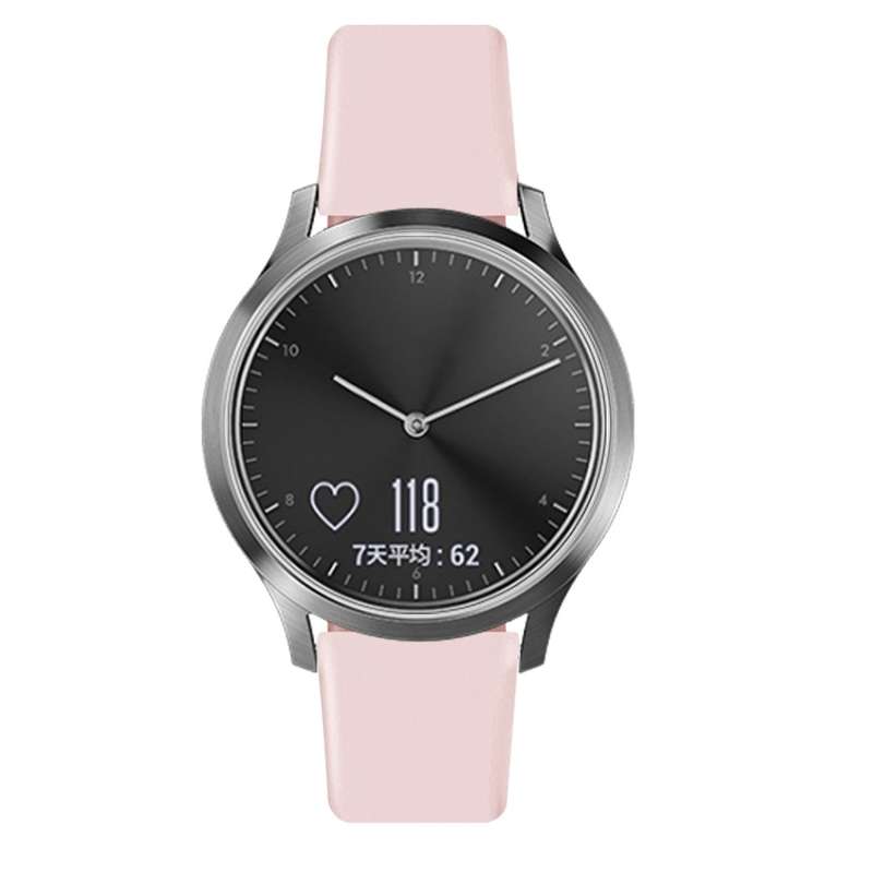 For Garmin Vivoactive 3 / Vivomove HR Solid Color Reverse Buckle Silicone Watch Band, Size: Small Co