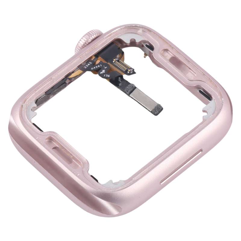 For Apple Watch Series 9 45MM LTE Aluminium Alloy Middle Frame Bezel Plate with Crown Spin Axis Flex