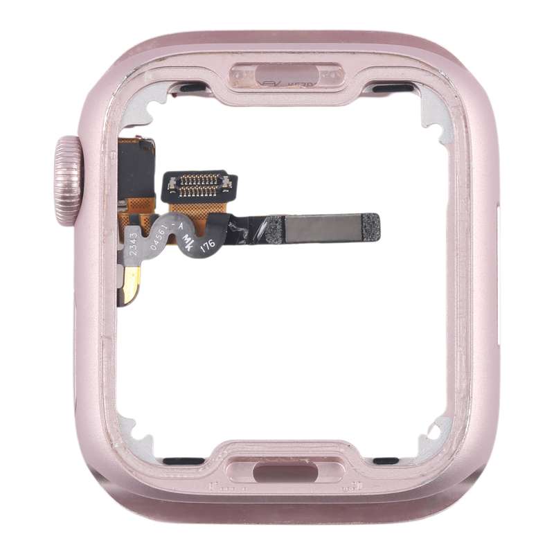 For Apple Watch Series 9 45MM GPS Aluminium Alloy Middle Frame Bezel Plate with Crown Spin Axis Flex