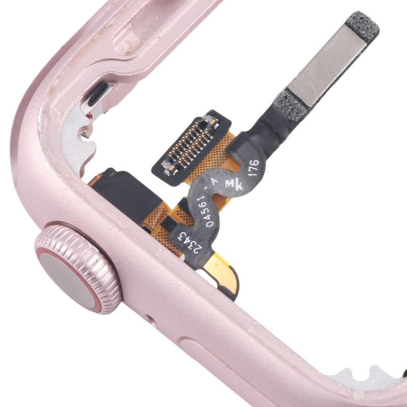 For Apple Watch Series 9 45MM GPS Aluminium Alloy Middle Frame Bezel Plate with Crown Spin Axis Flex