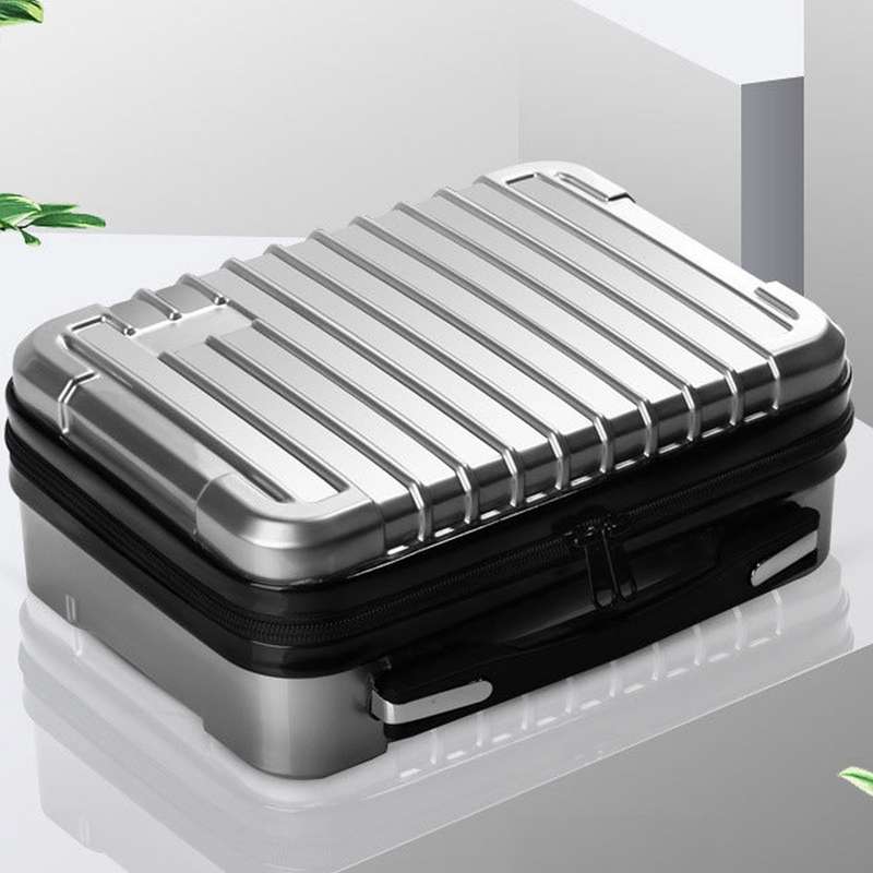 For DJI Mavic Air 2 Shockproof Portable ABS Suitcase Storage Bag Protective Box(Black)