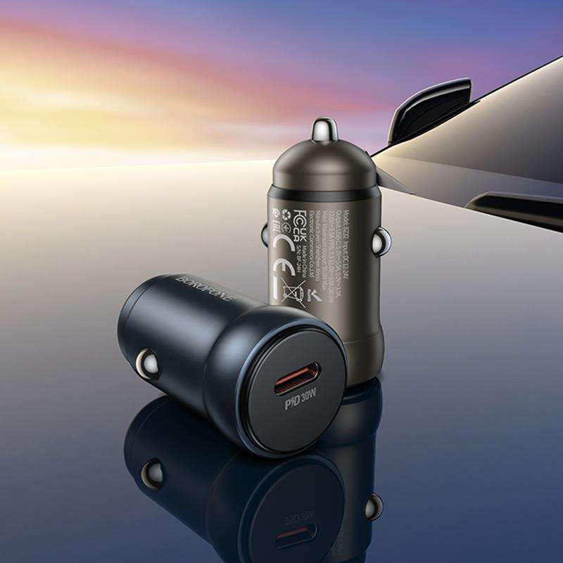 BOROFONE BZ32 Fresh PD30W Type-C Car Charger(Gold)