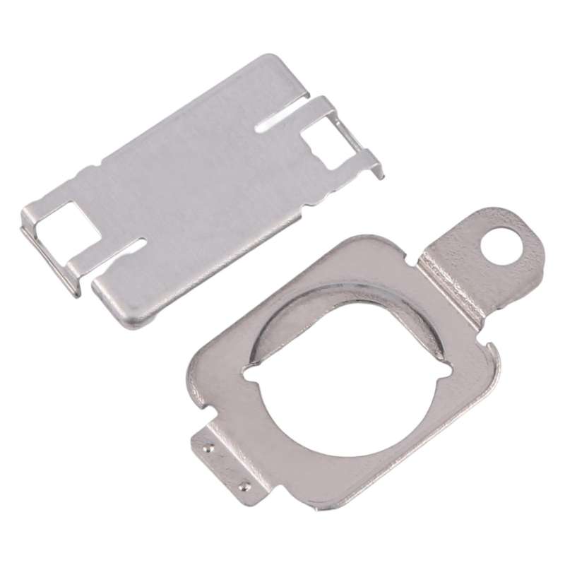 For iPhone 15 Plus 1 Pair Flashlight / Mic Iron Sheet Cover (On The Back Cover)